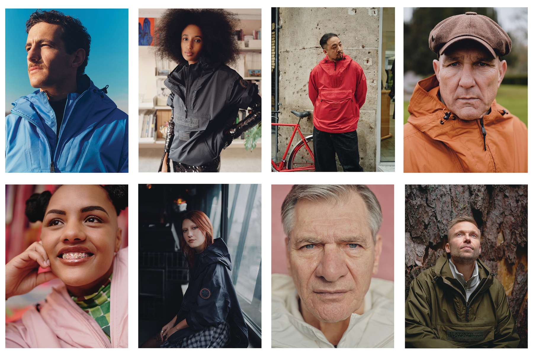 napapijri who are you? campaign rainforest next jacket vinnie jones julia sarr-jamois Julien Dô Lê Pham Ulf Mejergren Roxane Mbanga Maurizio Marassi Paolo Nespoli nina doll